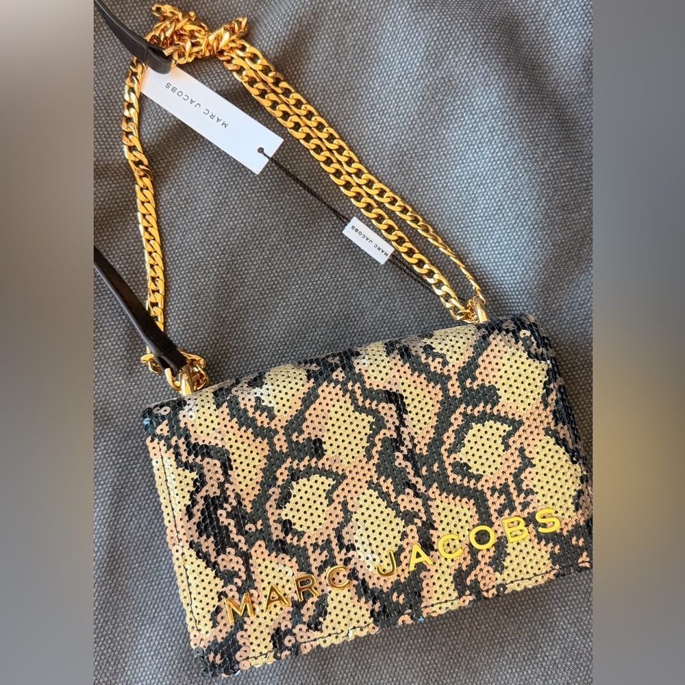 Marc Jacobs sequin snake print shoulder bag 
New with tags